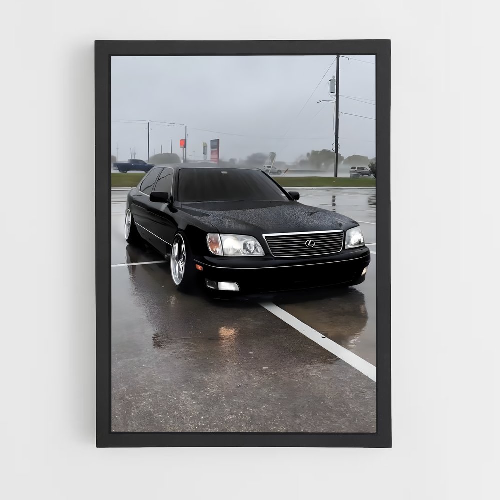 Poster Pluie ciel – affiche Lexus (vue 2)